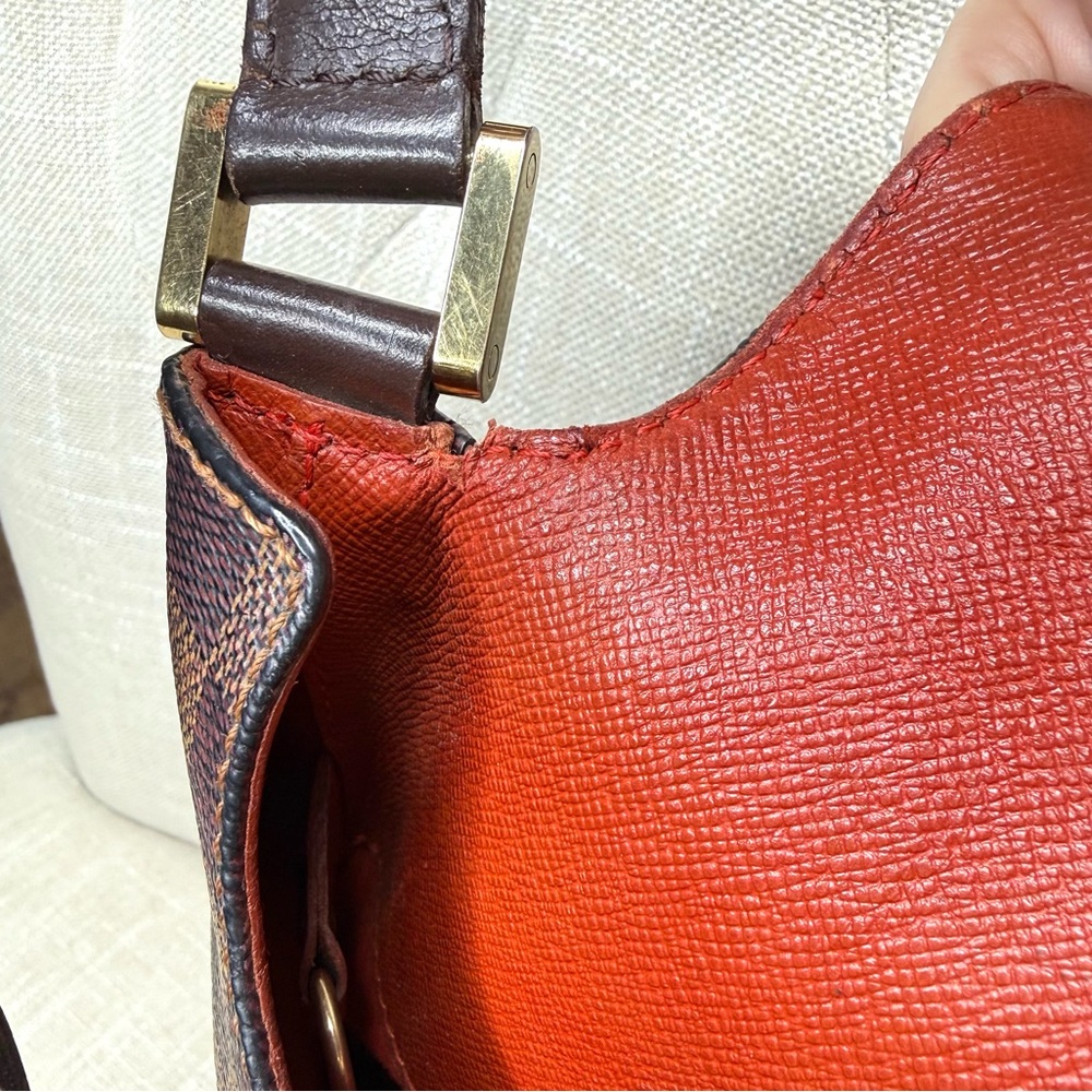 Authentic Louis Vuitton Musette in Damier Ebene shoulder bag brown N51302 - Picture 16 of 16